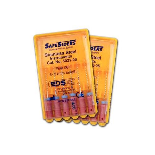 Essential Dental Systems 5025-10 SafeSiders Reamers Stainless Steel 25mm #10 6/Pk Essential Dental Systems 5025-10 SafeSiders Reamers Stainless Steel 25mm #10 6/Pk